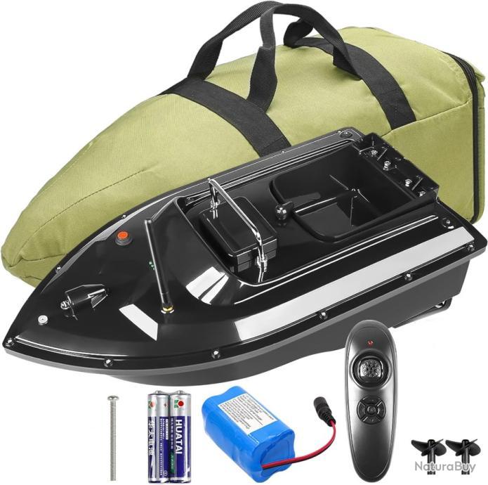Bateau à appâts de pêche RC, détecteur de poisson à 2