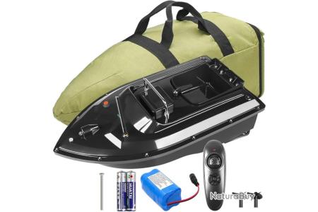 APPÂT DE PÊCHE RC bateau 2 moteurs détecteur de poissons 500M commande