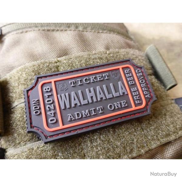 Patch PVC "Ticket Walhalla" JTG� noir