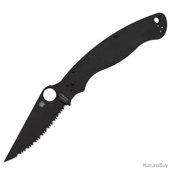 C36GSBK2 Couteau pliant crant� Spyderco Military 2 noir