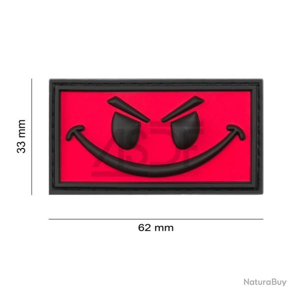 Patch PVC "EVIL SMILE" ROUGE JTG�