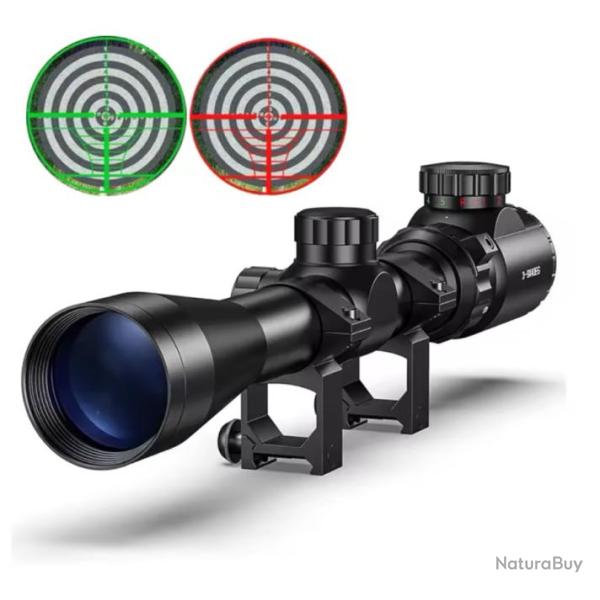 Lunette de tir bestsight 3-9x40 EG R�TICULE LUMINEUX