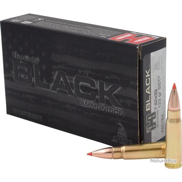 HORNADY BLACK 7.62X39 123GR SST X20