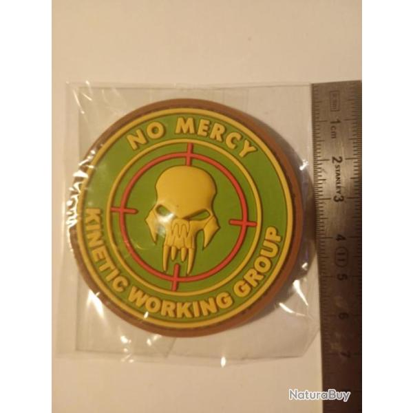 Patch PVC "NO MERCY" vert JTG�