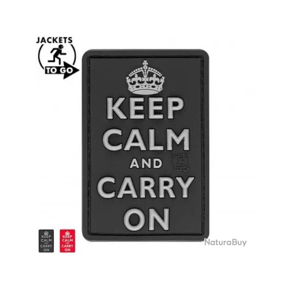 Patch PVC "KEEP CALM AND CARRY ON" JTG�