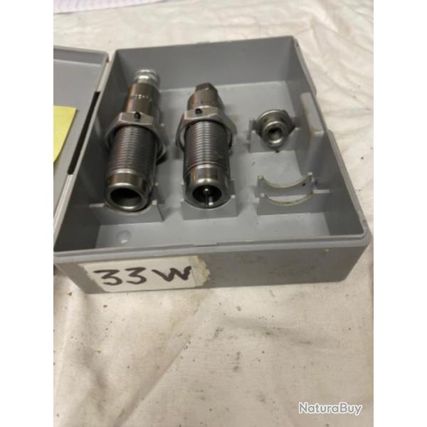 Outil de rechargement  33 winchester en tr�s bon �tat avec Shell holder.