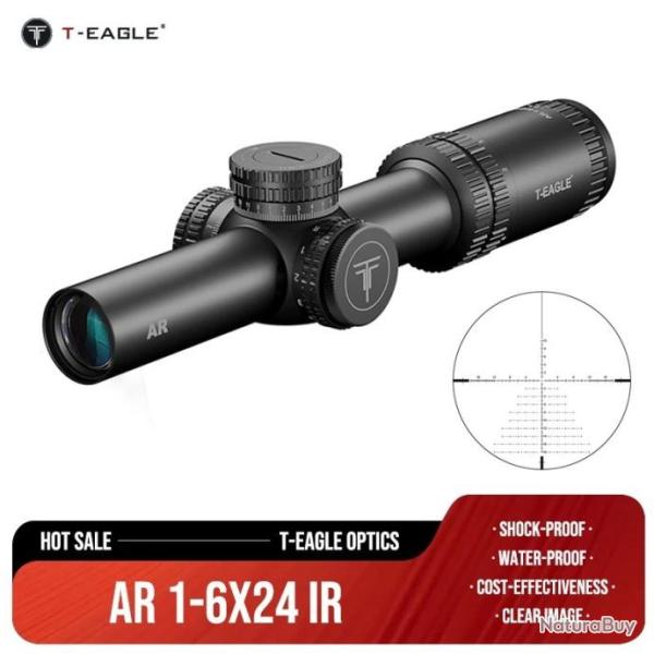 T-Eagle AR-1-6X24 IR  20MM Haut paiement en 3 ou 4 fois -
