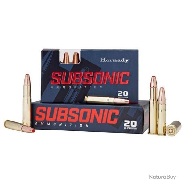 HORNADY 30-30 WIN 175 GR SUBSONIC X20