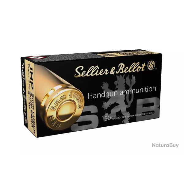 SELLIER BELLOT 9X19 JHP 124GR X50