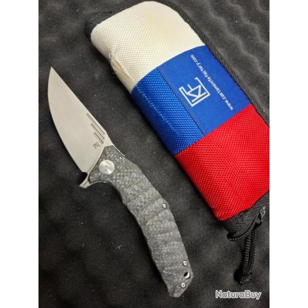 CKF/ Custom Knife Factory/ Morrf 3.2 CF/Ti