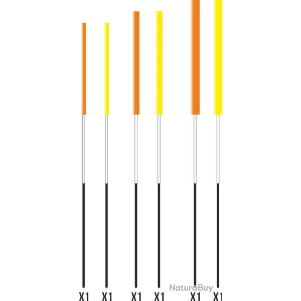 Antennes Insert GARBOLINO Pour Wagglers Comp�tition X6 INSERT CARBONE / 2-3-4mm