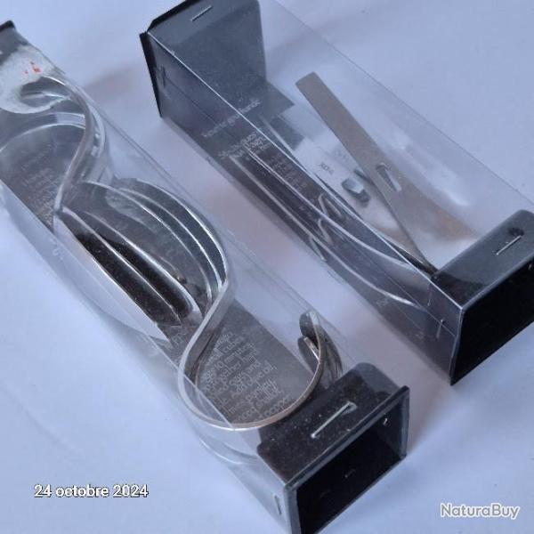 Lot de 6 Cuill�res roul�es � d�gustation et 6 Cuill�res � crochet Atoll - petit mod�le 90mm, inox