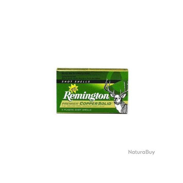 REMINGTON Cartouches de chasse Premium cooper solid - hollow point demi-blind�e - par boite de 5  12