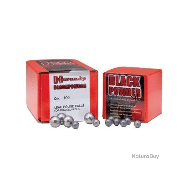 HORNADY Balles rondes 11,30 mm - cal, 44/445 - x100