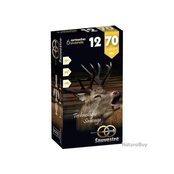 SAUVESTRE Cartouches de chasse Fl�che ogive plomb - par boite de 6  12  / 70  26g