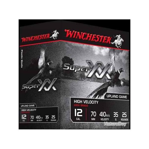 WINCHESTER Cartouches de chasse Super xx - par boite de 25  12  / 70  35g - 6