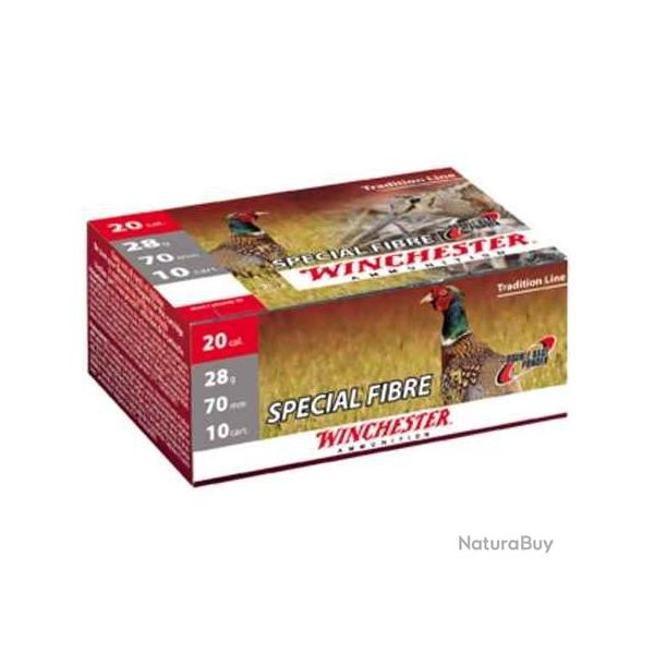 WINCHESTER Cartouches de chasse Sp�cial fibre par boite de 25 20 70 28g