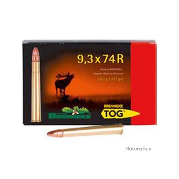 BRENNEKE Balles de chasse Tog brenneke - par boite de 20  9,3 x 74 R   247Gr