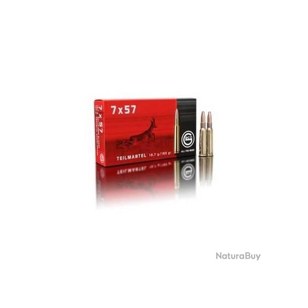 GECO Balles de chasse Tm 1/2 blind�e - par boite de 20  7 x 57   165Gr