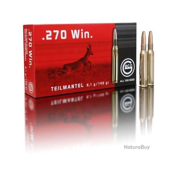 GECO Balles de chasse Tm 1/2 blind�e - par boite de 20  270 WINCHESTER   140Gr