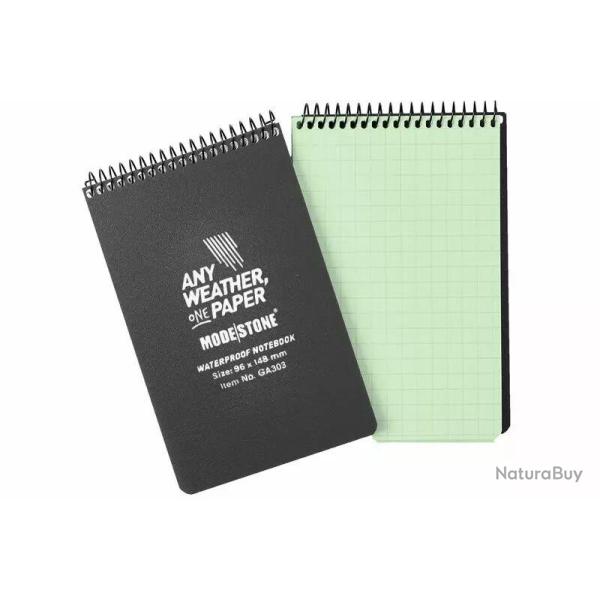 Carnet phosphorescent tout temps 60 pages 96x148mm Modestone