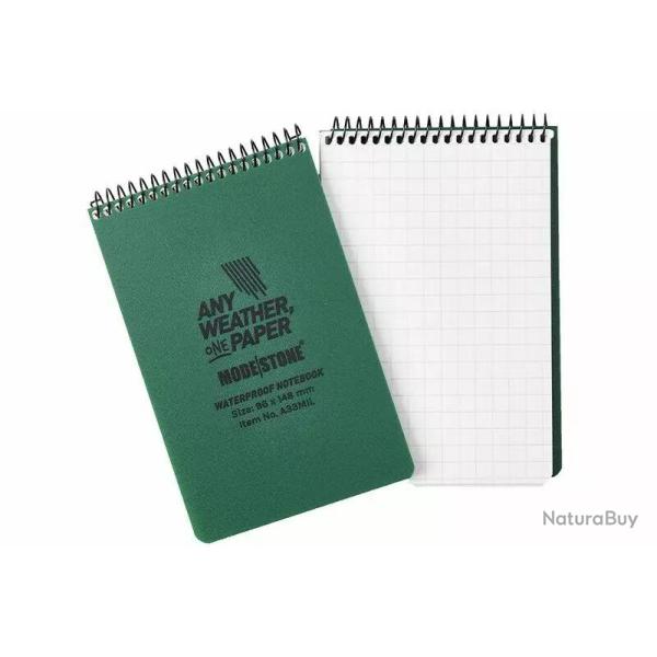 Carnet tout temps 100 pages 96mm x 148mm Modestone Tan