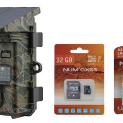Num'Axes Pack pi&egrave;ge photographique PIE1069 avec piles + carte SD
