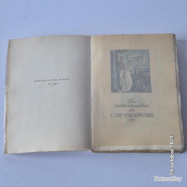 Livre rare, Les nuits chaudes du cap fran�ais. illustr� de Pointes s�ches par H. David.  �rotica