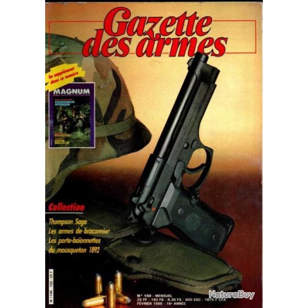 gazette des armes 150 , porte baionnettes mousqueton de 1893 � nos jours, lames chargeurs 7,92 allem