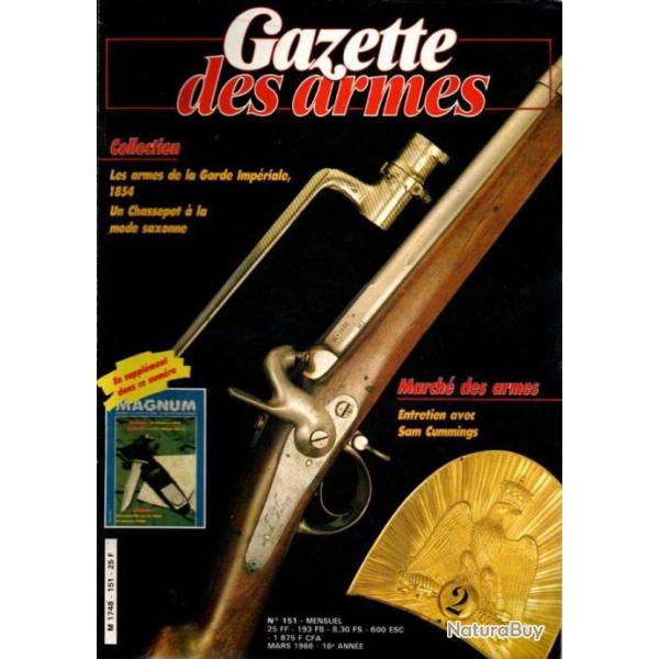 gazette des armes 151 les armes de la garde imp�riale 1854 , thompson saga part 3, marchands d'armes