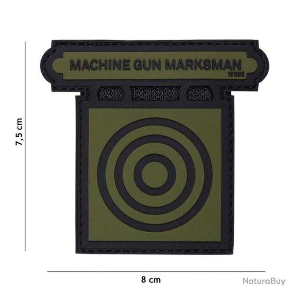 Patch 3D PVC Machine gun marksman avec velcro | 101 Inc (0001 5327)
