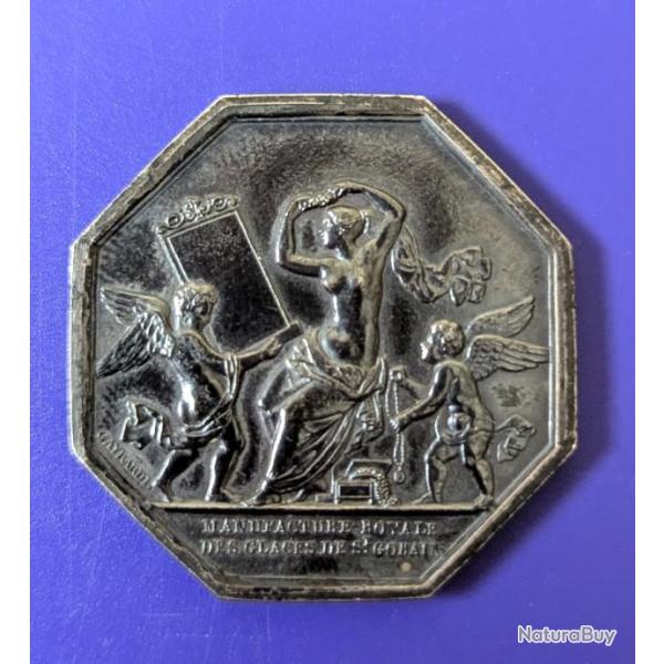 Jeton ST�S COMMERCIALES MANUFACTURE ROYALE DES GLACES DE St. GOBAIN - 1830.