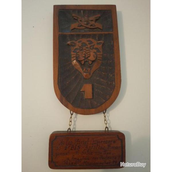 Plaquette d�corative 1 bataillon d'infanterie de for�t br�silienne