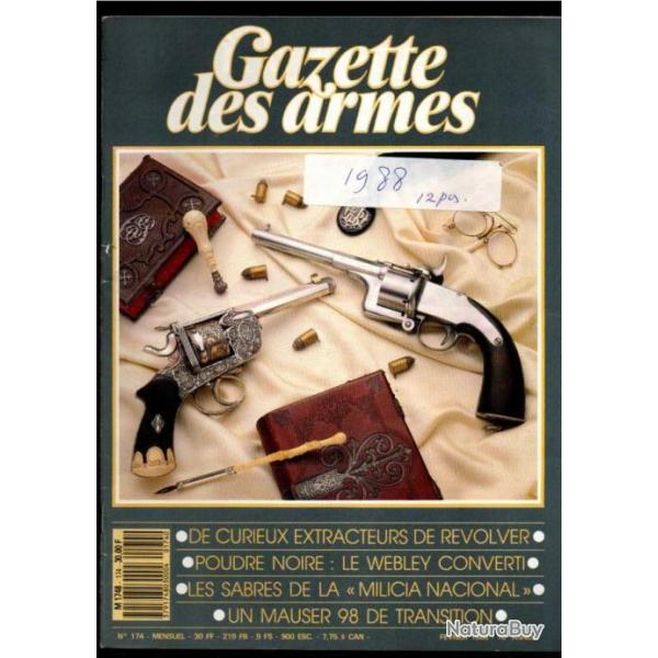 gazette des armes 174 , un mauser de transition, mus�e de melun, extracteur de r�volver, baio gendar