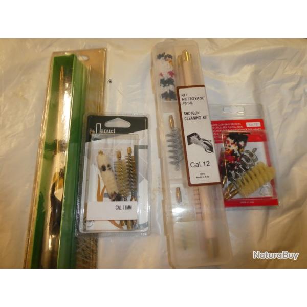necessaire de nettoyage cal 12 et cal 11mm ray