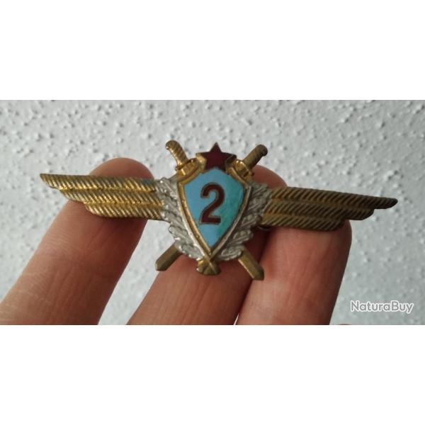 INSIGNE BADGE "PILOTE L'ARM�E DE L'AIR SOVIETIQUE" 2 CLASSE URSS CCCP
