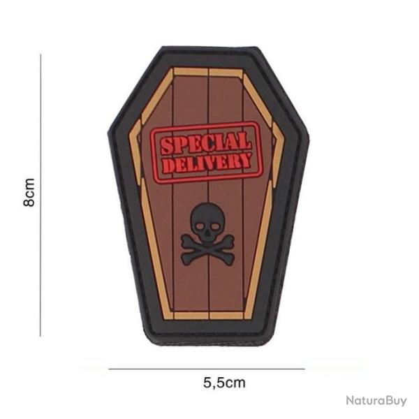 Patch 3D PVC Special Delivery (101 Inc) Marron