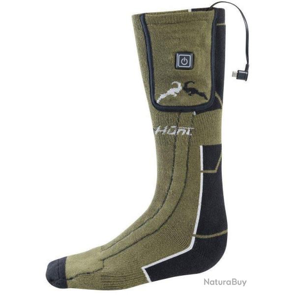 Chaussettes chauffantes � batteries Verney Carrron-45/47