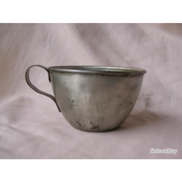 WW1/PREWAR QUART ( TASSE ) MILITAIRE FRANCAIS MOD�LE 1865 PERSONNALIS� 14/18