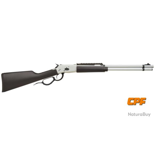 CARABINE A LEVIER SOUS-GARDE HUGTEK LVR SSW CHROME 20" (51CM) 44 mag 51 cm