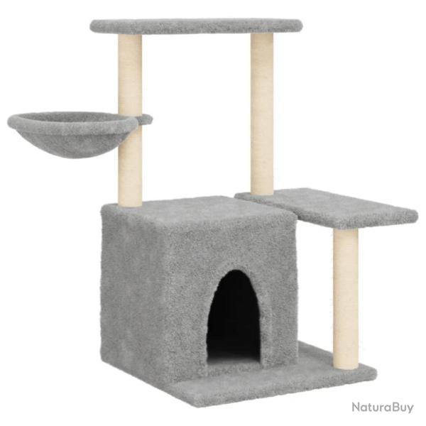 Arbre � chat meuble tour grimper jouet grattage grattoir escalade plateforme avec griffoirs en sisa