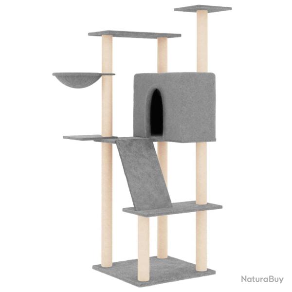 Arbre  chat meuble tour grimper jouet grattage grattoir escalade plateforme avec griffoirs en sisa