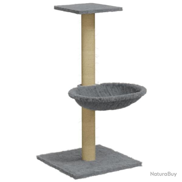 Arbre � chat meuble tour grimper jouet grattage grattoir escalade plateforme avec griffoir en sisal