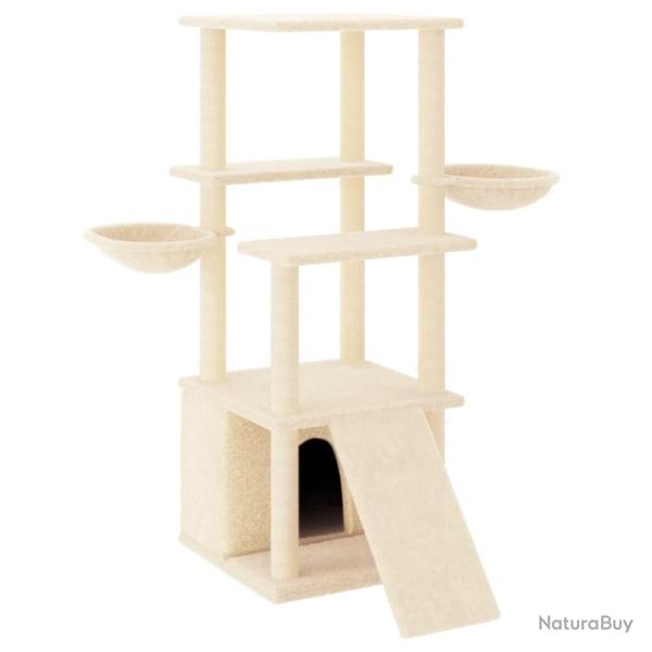Arbre  chat meuble tour grimper jouet grattage grattoir escalade plateforme avec griffoirs en sisa