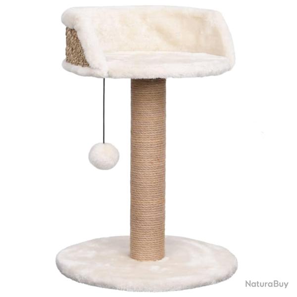 Arbre  chat meuble tour grimper jouet grattage grattoir escalade plateforme avec griffoirs 49 cm h