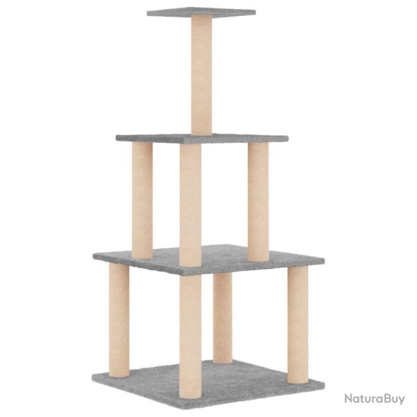 Arbre  chat meuble tour grimper jouet grattage grattoir escalade plateforme avec griffoirs en sisa