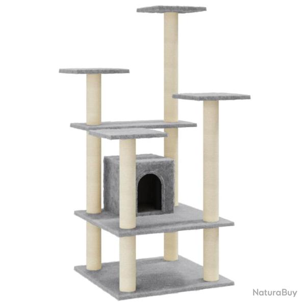 Arbre  chat meuble tour grimper jouet grattage grattoir escalade plateforme avec griffoirs en sisa