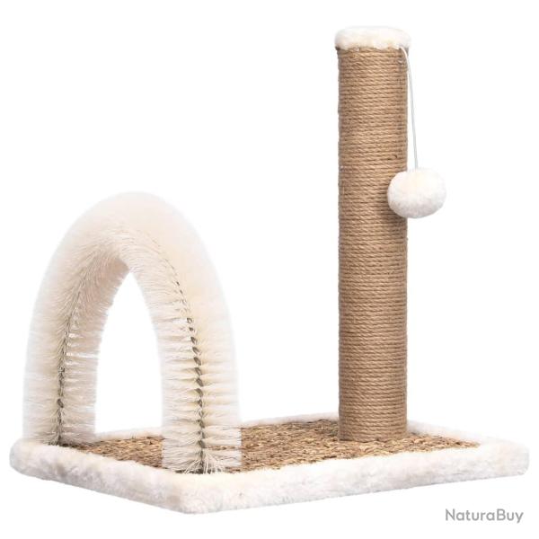 Arbre  chat meuble tour grimper jouet grattage grattoir escalade plateforme avec brosse de toilett