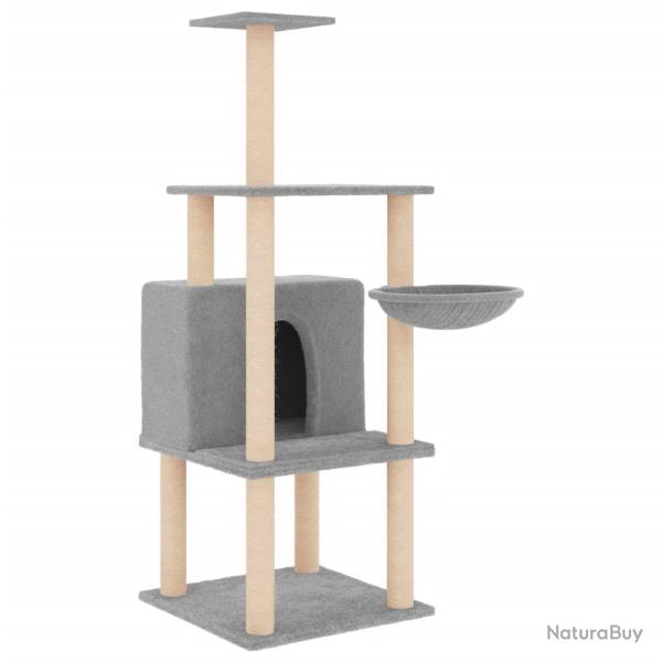 Arbre � chat meuble tour grimper jouet grattage grattoir escalade plateforme avec griffoirs en sisa