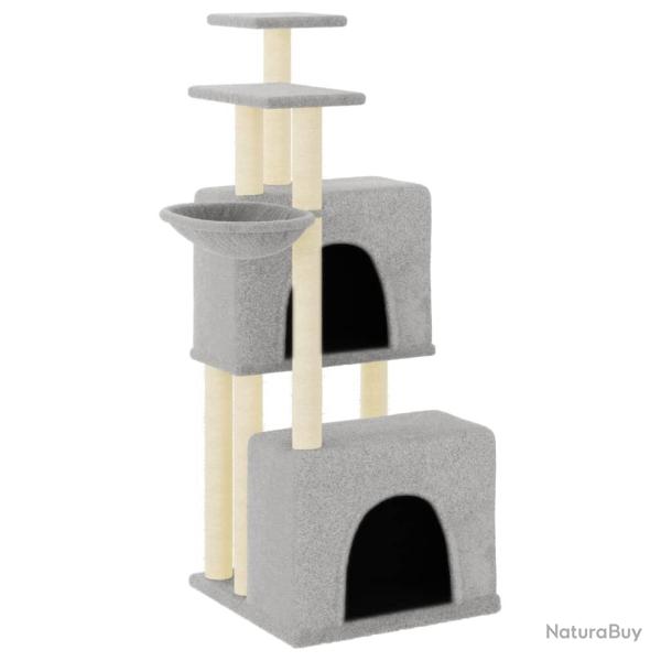 Arbre � chat meuble tour grimper jouet grattage grattoir escalade plateforme avec griffoirs en sisa